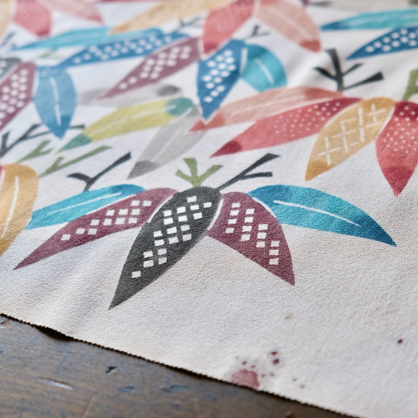 Vintage Japanese kimono silk textile ryukyu bingata okinawa Japanese bamboo-leaf(b-24)