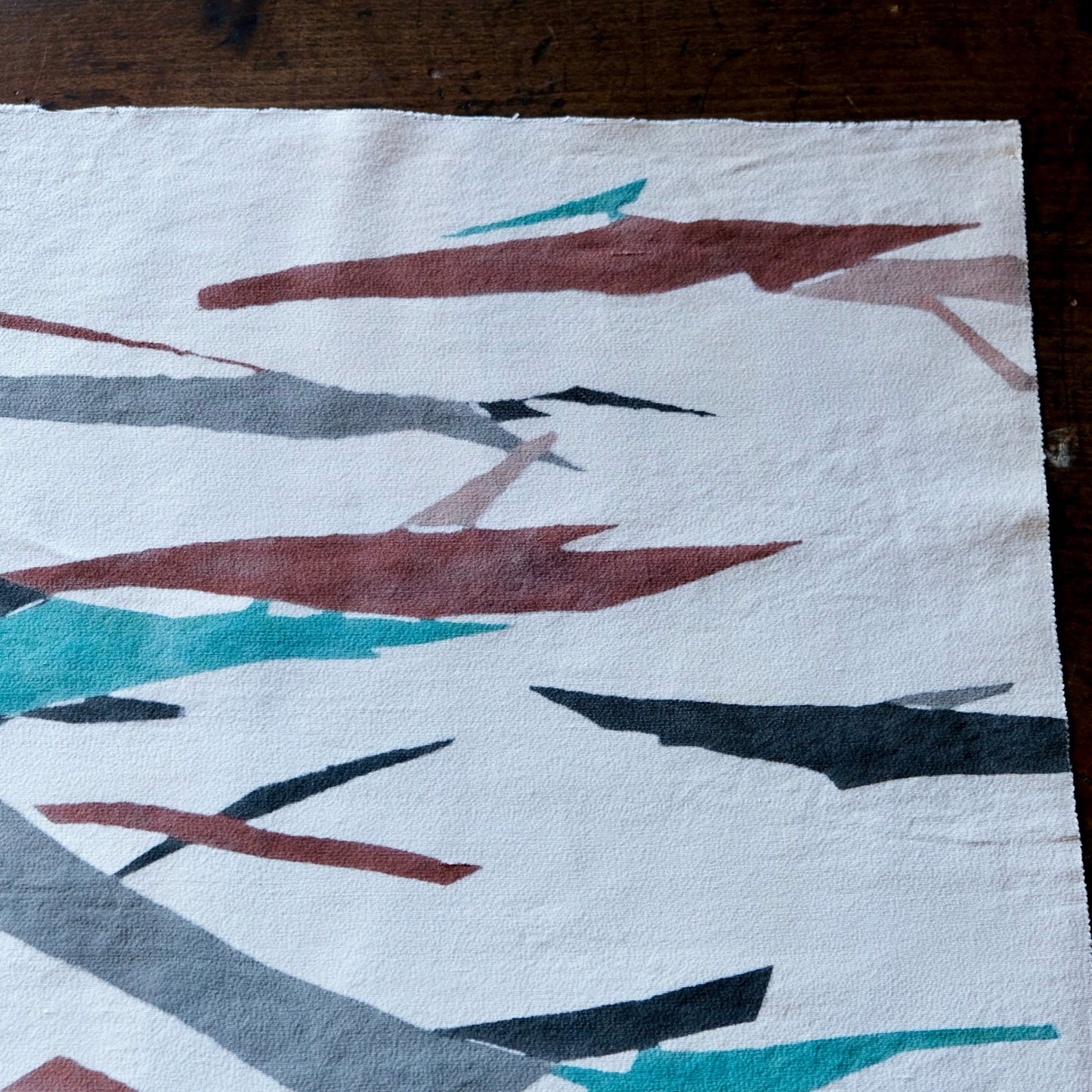 Vintage Japanese kimono silk textile Ryukyu Bingata okinawa Japanese mountain(b-21)