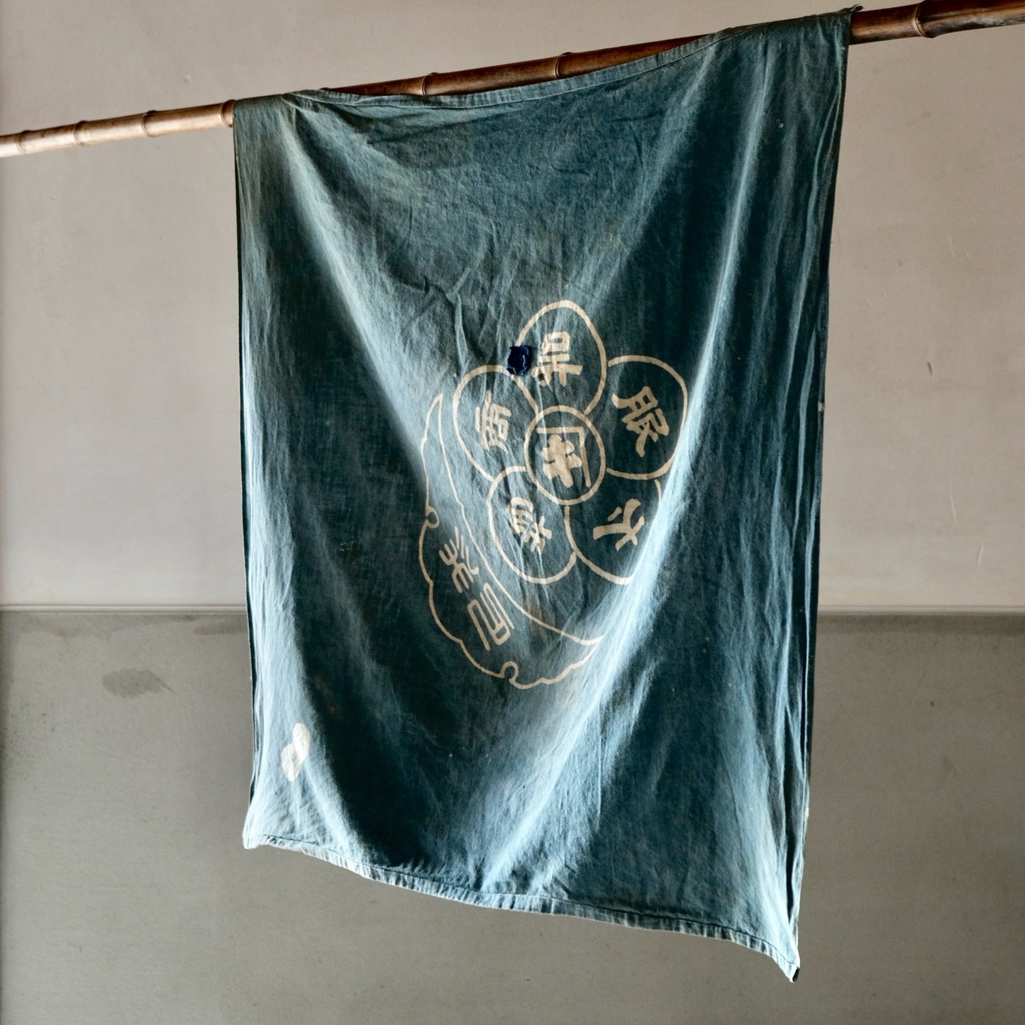 Vintage Japanese Furoshiki draper indigo dyed cotton textile tapestry(b-8)