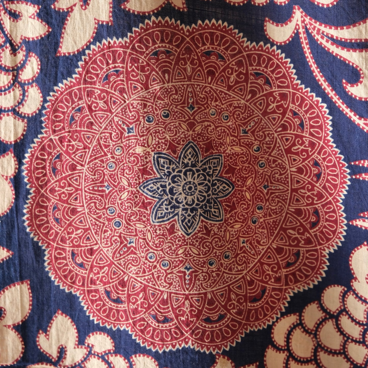 Vintage Japanese Sarasa calico cotton textile wasarasa (b-42)