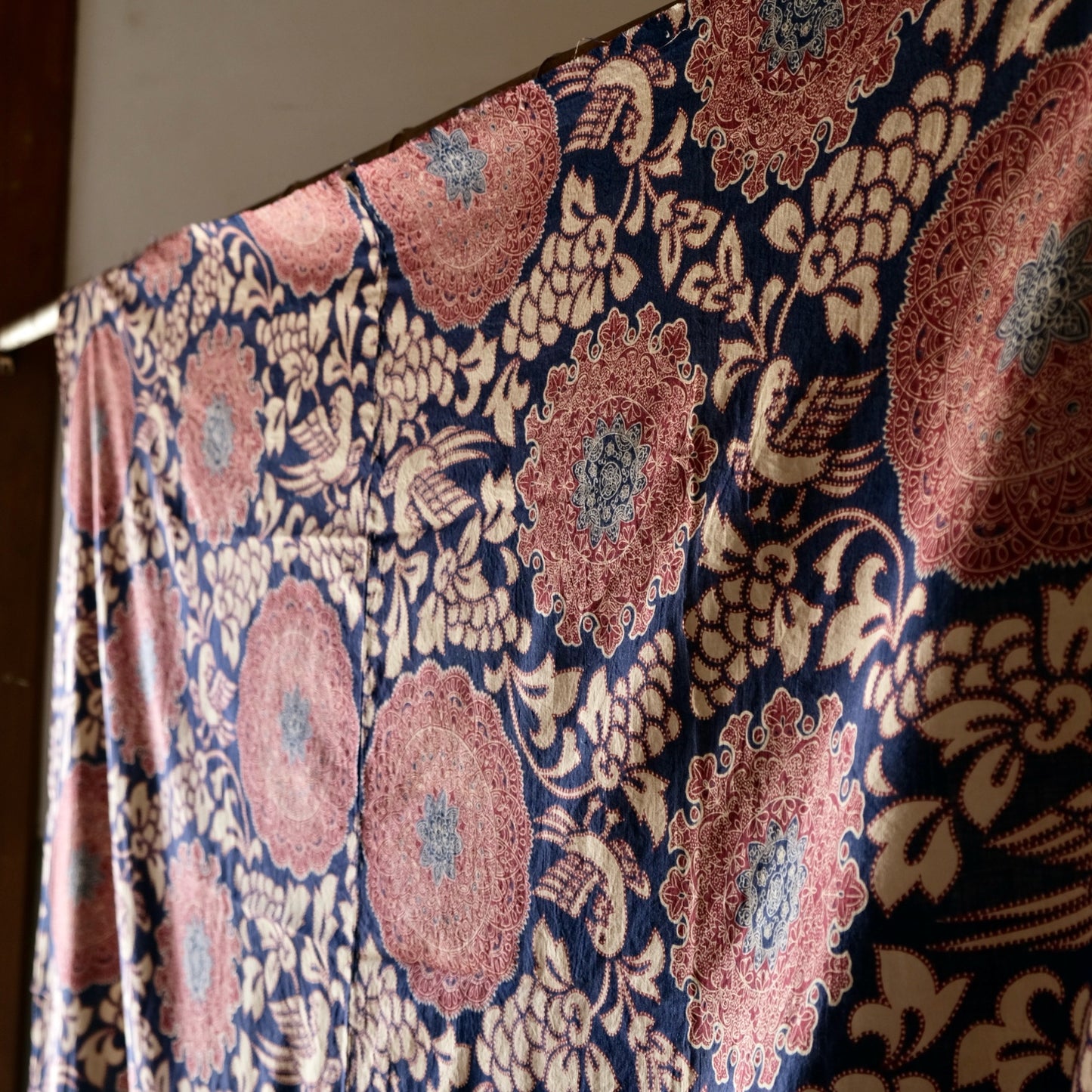 Vintage Japanese Sarasa calico cotton textile wasarasa (b-42)