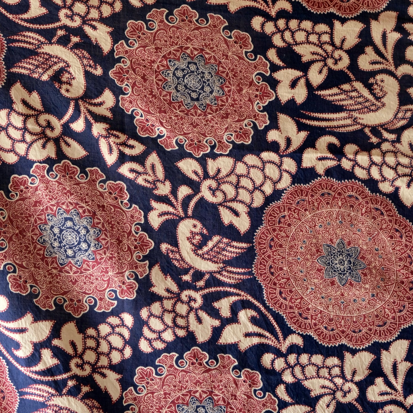 Vintage Japanese Sarasa calico cotton textile wasarasa (b-42)