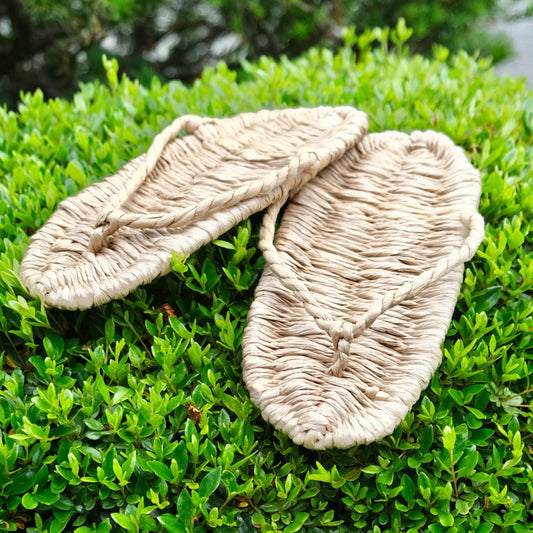 Handmade zouri room shoes slippers room sandals unisex made of Japanese paper