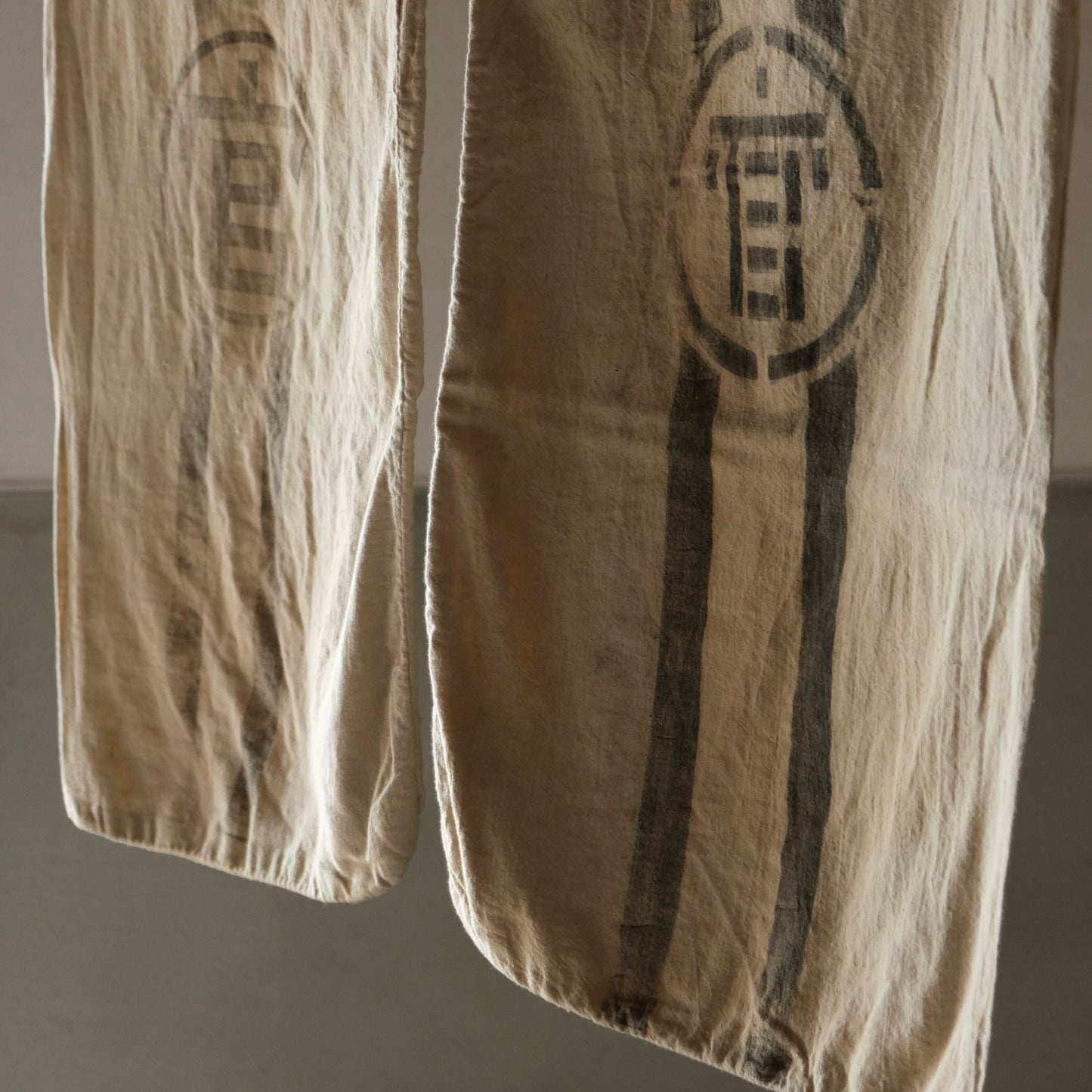 Vintage Japanese grain Bags 2p set (a-25)