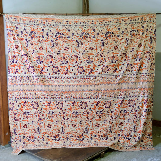 Vintage Japanese Massive Sarasa Calico Cotton Textile (b-45)