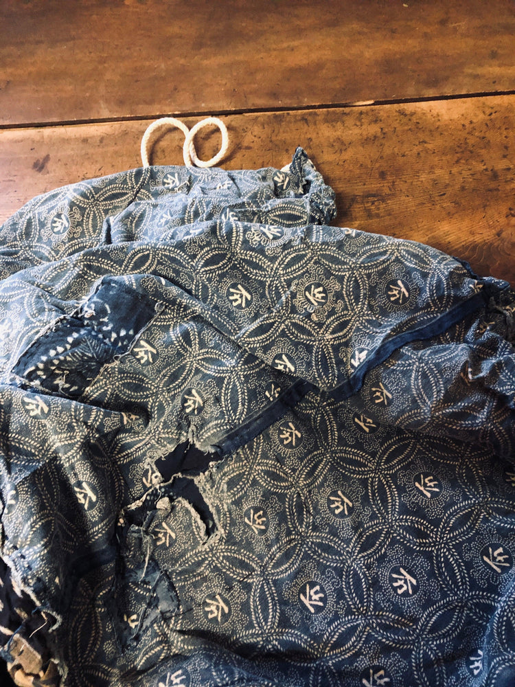 Vintage Japanese KATAZOME Indigo dye futon bag – VINTAGE BLUE JAPAN